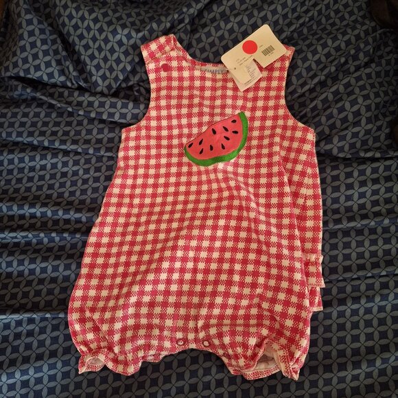watermelon outfit simply basic 3-6 months - Picture 1 of 7
